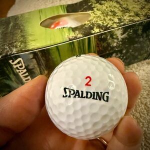 Spalding Black and White Custom Golf Balls